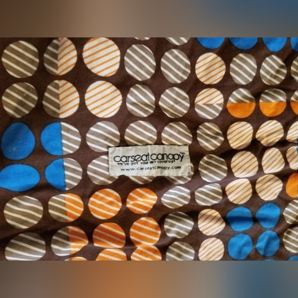 Baby Boy's Car Seat Canopy Cover - Picture 3 of 3